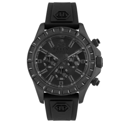 Image of Philipp Plein Men Chronograph Quarz Watch with Silicone Strap PWVAA0423