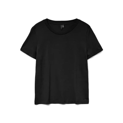 Image of Vero Moda Damen Vmpaula Ga NOOS S/S T Shirt, Schwarz, XL
