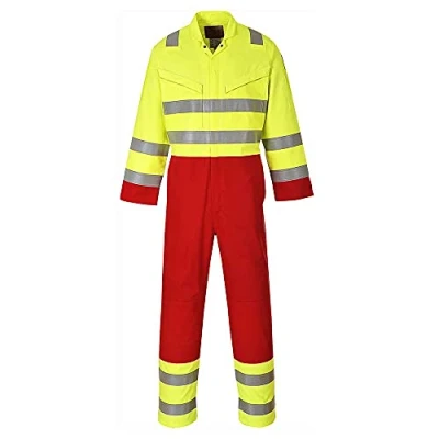 Image of Portwest Bizflame Services Coverall Yellow Large