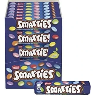 Image of Smarties Tube MIlk Chocolate Gems Nestle Tubes (8)