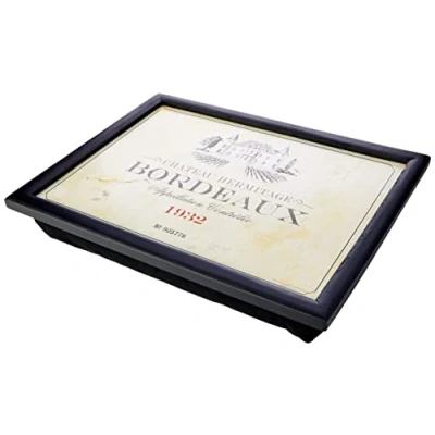 Image of Pimpernel Vin De France Lap Tray, Black