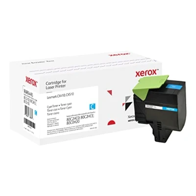 Image of Xerox Everyday Toner Lexmark 80C2HC0 80C2HCE 80C0H20 High Cap Cyan