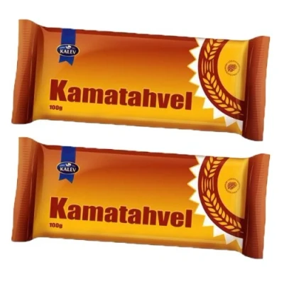 Image of Kama Chocolate Bar (Special Estonian National Sweet) from Kalev [Pack of 18]