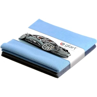 Image of Glart 42AB 2 piece set of microfibre cloths window pane for the car 40 x cm cloth cloth, Red