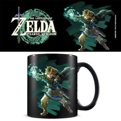 Image of Pyramid International The Legend of Zelda: Tears Kingdom (Sacred Power) Black Mug, Stylish and Unique, 11oz/312ml, One Size