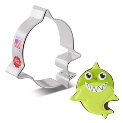 Image of Ann Clark Cookie Cutters Little Shark Cutter, 9.53 cm