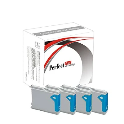 Image of 4 Cyan Compatible Ink Cartridge Replace LC970C For Brother DCP 130C 135C 150C 153C 157C 330C 350C 540CN 560CN 750CW 770CW MFC 230C 235C 240C 260C 440CN 465CN 660CN 665CW 680CN 685CW 845CW 885CW 3360C 5460CN 5860CN