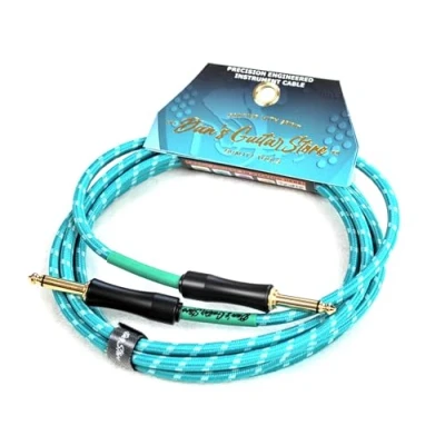 Image of Dan&#039;s Guitar Store Instrument Cable (3m / 10ft Inline/Inline) 1/4 Jack 21AWG OFC Precision