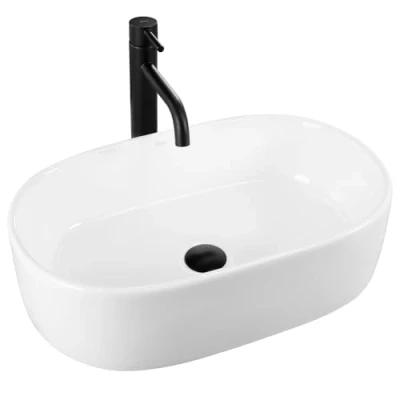 Image of REA U0600 Bathroom Sink Made of Ceramic Alma Snow White U0600,