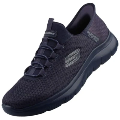 Image of Skechers Slip ins Summits High Range Men&#039;s Trainers, Dark Navy, 13 UK