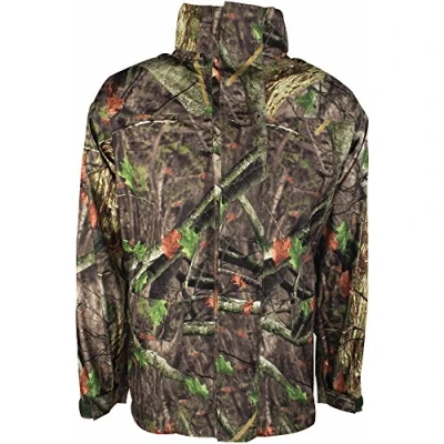 Image of Highlander Tempest Jacket Waterproof Breathable Tree Deep Camouflage Fishing Hunting (Medium)