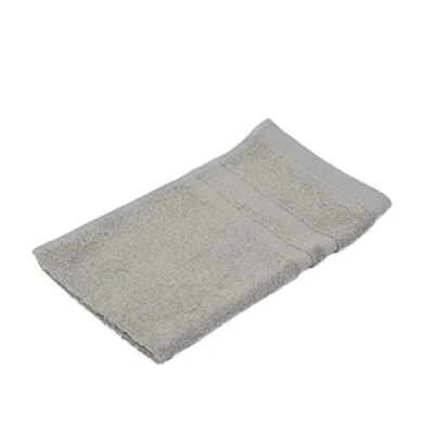 Image of Gözze Set of 4 Guest Towels, Soft and Absorbent, 100% Cotton, 30 x 50 cm Silver