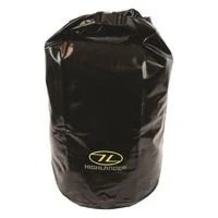 Image of DRYBAG, TRI LAMINATE PVC, MEDIUM, BLACK CS111 BK By HIGHLANDER