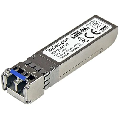 Image of StarTech.com MSA Uncoded Compatible SFP+ Module 10GBASE LR 10GbE Single Mode Fiber (SMF) Optic Transceiver 10GE Gigabit Ethernet LC 10km 1310nm DDM (SFP10GBLRST)