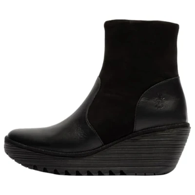 Image of Fly London Women&#039;s YUXI506FLY Fashion Boot, Black, 9 UK