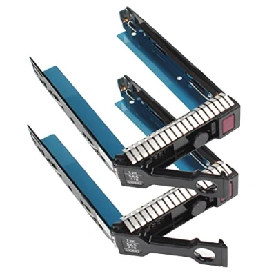 Image of Heretom Lot of 2 Hard Drive Tray 3.5&quot; 651314 001 651320 Caddy SAS/SATA LFF For HP DL160 DL360 DL560 DL380 DL385 DL388 ML310 ML350 SL250 Gen8 Gen9 and More