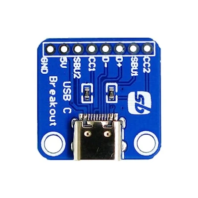 Image of USB Type C Breakout Female Socket Connector 24 Pins PCB Board