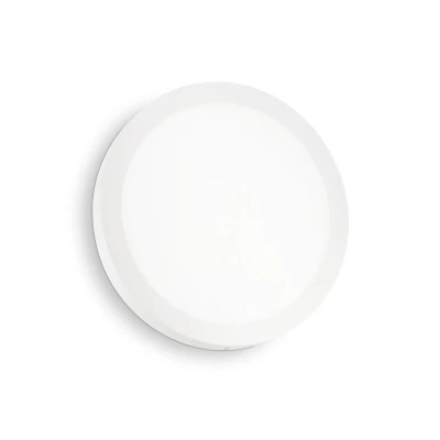Image of Universal Round 30cm Integrated LED Semi Flush Ceiling Light White 2700K