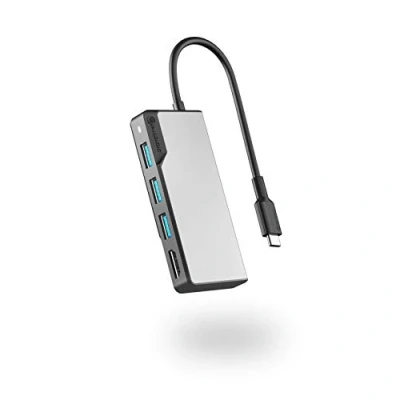 Image of ALOGIC USB C Fusion Core Hub, 5 in 1 Type Adapter, 4K HDMI, 3.1, A Compatible with MacBook Pro/Air, iPad Pro/Air &amp; enabled devices
