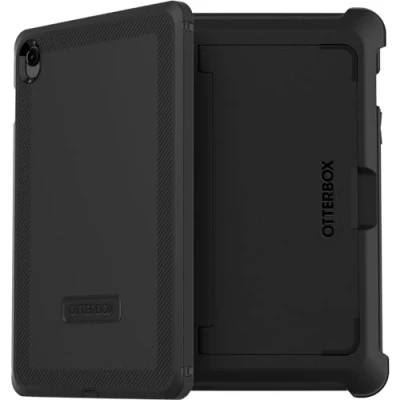 Image of OtterBox Defender Case for Samsung Galaxy Tab S9 FE, Shockproof, Ultra Rugged Protective with built in Screen Protector, 2x Tested to Military Standard, Black