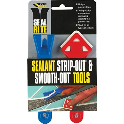 Image of Everbuild Seal Rite Strip Out &amp; Sealant Smooth Tool Enables The Perfect Easy To Use Twin Pack (1x Out, 1x Out)