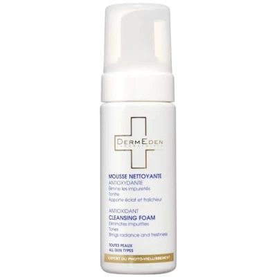 Image of DermEden Antioxidant cleansing foam 150 ml Eliminates external influences such as pollution, dust, etc. Purifies and tones the skin Made in France our laboratories.