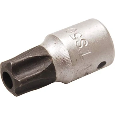 Image of BGS 2355 TS50 Bit Socket 6.3 mm (1/4&quot;) Drive T Star tamperproof (for Torx)