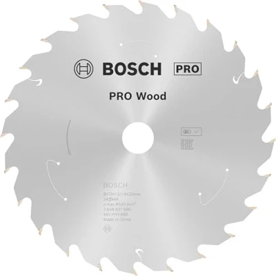 Image of Bosch Professional Circular Saw Blade Standard (for Wood, 173 x 20 1.5 mm, 24 teeth; Accessories: Cordless Saw)