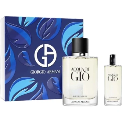 Image of Armani Acqua Di Gio Homme Set: Edp Spray 100ml + 15ml