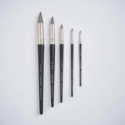 Image of Colour Shaper Taper Point 10 Firm Painting Brush Grey