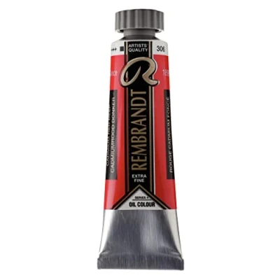 Image of Rembrandt Oil Colour Tube 15 ml Cadmium Red Deep 306