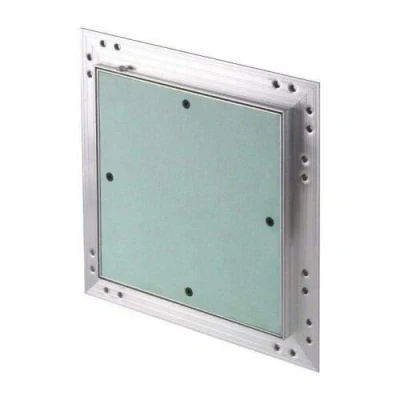 Image of Heavy Duty Access Panel with Plasterboard Door and Aluminium Frame Revision Flap (400mm x 400mm)