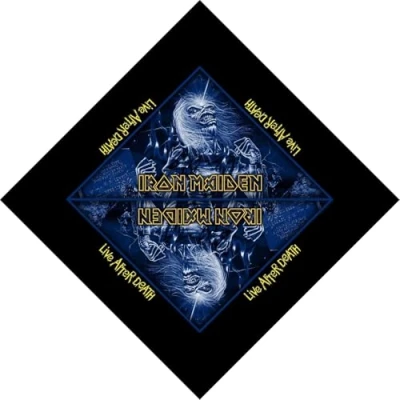 Image of Rocks off Live After Death Bandana Black