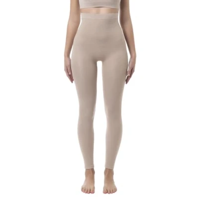 Image of Farmacell 133 (Nude, S/M) Women&#039;s high Waisted Anti Cellulite micromassage Leggings