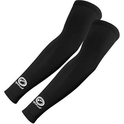 Image of Optimum Men&#039;s Hawkley Cycling Arm Warmers, Black, Small