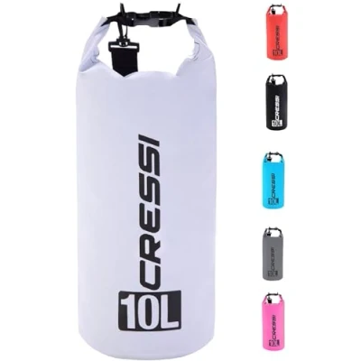 Image of Cressi Unisex Adult Premium Waterproof Bags White, 10 Litre