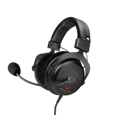 Image of beyerdynamic MMX 300 PRO Gaming Headset with STELLAR.45 Driver and Condenser Microphone, Wired Suitable for PC, Xbox, Playstation Nintendo Switch. Handmade in Germany