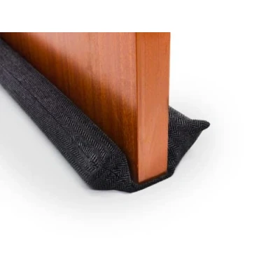 Image of Draught Excluder for Doors and Windows. Reusable Washable Double Draft Excluder, Sound Insulation, Cold, Wind, Light, Dust, Pollen, Insects. Adjustable 80 90cm.