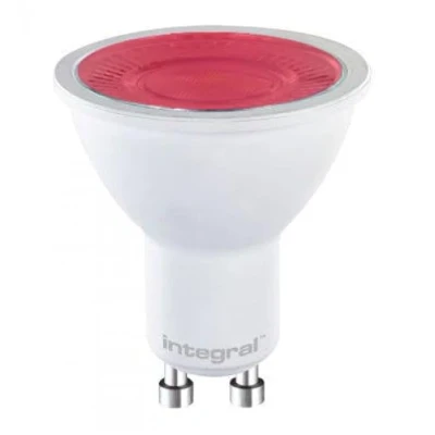 Image of Integral ILGU10NH106 5w GU10 LED Bulb, red