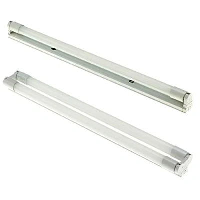 Image of Morris LED T8 Tube Batten Light 2FT 3FT 4FT 5FT 6000k Daylight Garage Ceiling (4ft Single)
