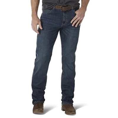 Image of Wrangler Men&#039;s Retro Slim Fit Straight Leg Jean, Portland, 29W x 34L