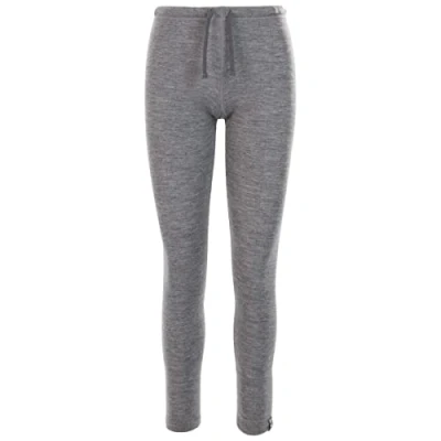 Image of DLX Womens Leggings Thermal Trousers Base Layer Pants with Drawcord Chara Dark Grey Marl
