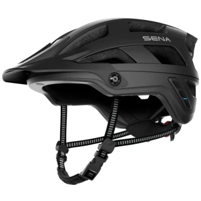 Image of Sena M1 EVO Smart Communications Mountain Bike Helmets (Matte Black, L)