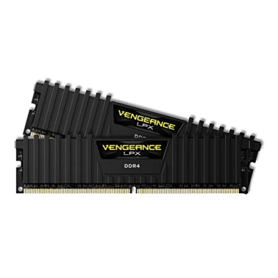 Image of Corsair CMK32GX4M2A2400C16 Vengeance LPX 32 GB (2 x 16 GB) DDR4 2400 MHz XMP 2.0 High Performance Desktop Memory Kit, Black