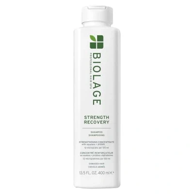 Image of Biolage Strength Recovery Shampoo, Moisturising &amp; Repairing, Enriched With Squalane Proteins, For Damaged Hair, 400ml