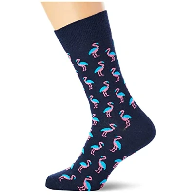 Image of HS by Happy Socks Men&#039;s Flamingo 3 Pack Socks, 4 11 (Size:41 46)