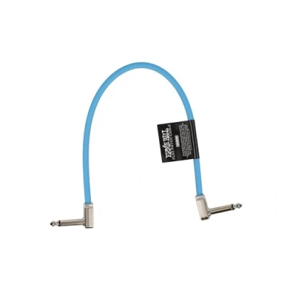 Image of Ernie Ball Flex Patch Cable 12in Blue Single