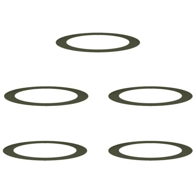 Image of vidaXL Olive green Planters Plastic Large