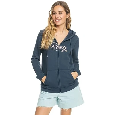 Image of Roxy Young Women Itia Gradiant Heart Pullover, Mood Indigo, S EU