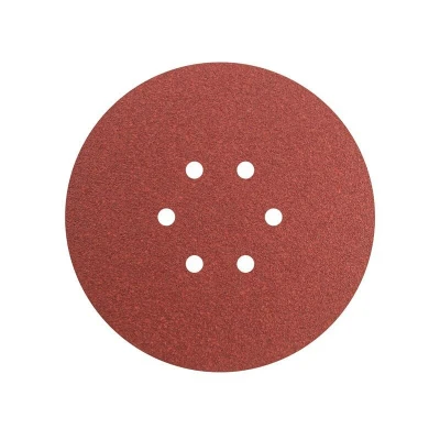 Image of Faithfull Hook &amp; Loop Sanding Disc DID2 Holed 150mm x 80G (Pack 5) FAIADHL150M